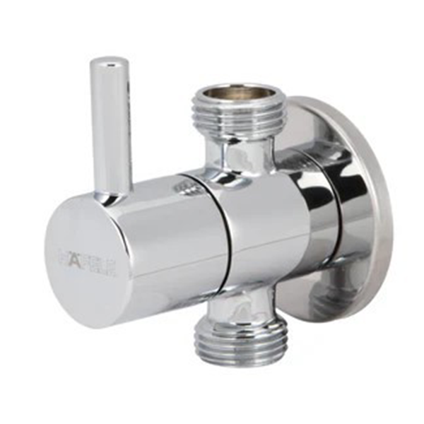 HAFELE วาล์วปิด-เปิดน้ำ 2 ทาง ทรงกลม แบบติดผนัง / DUAL STOP VALVE ROUND1/2" X1/2"