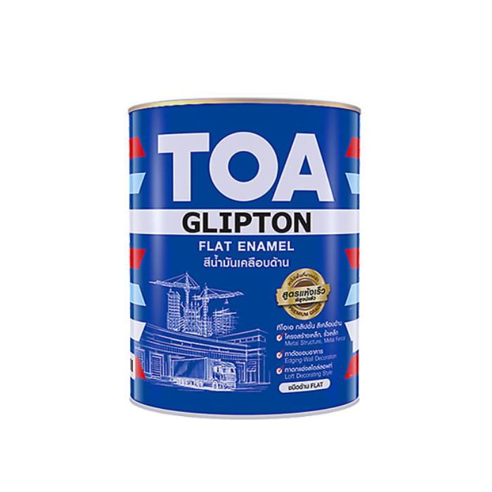 ทีโอเอ กลิปตั้น สีน้ำมันเคลือบด้าน  เบส D 3.407 L