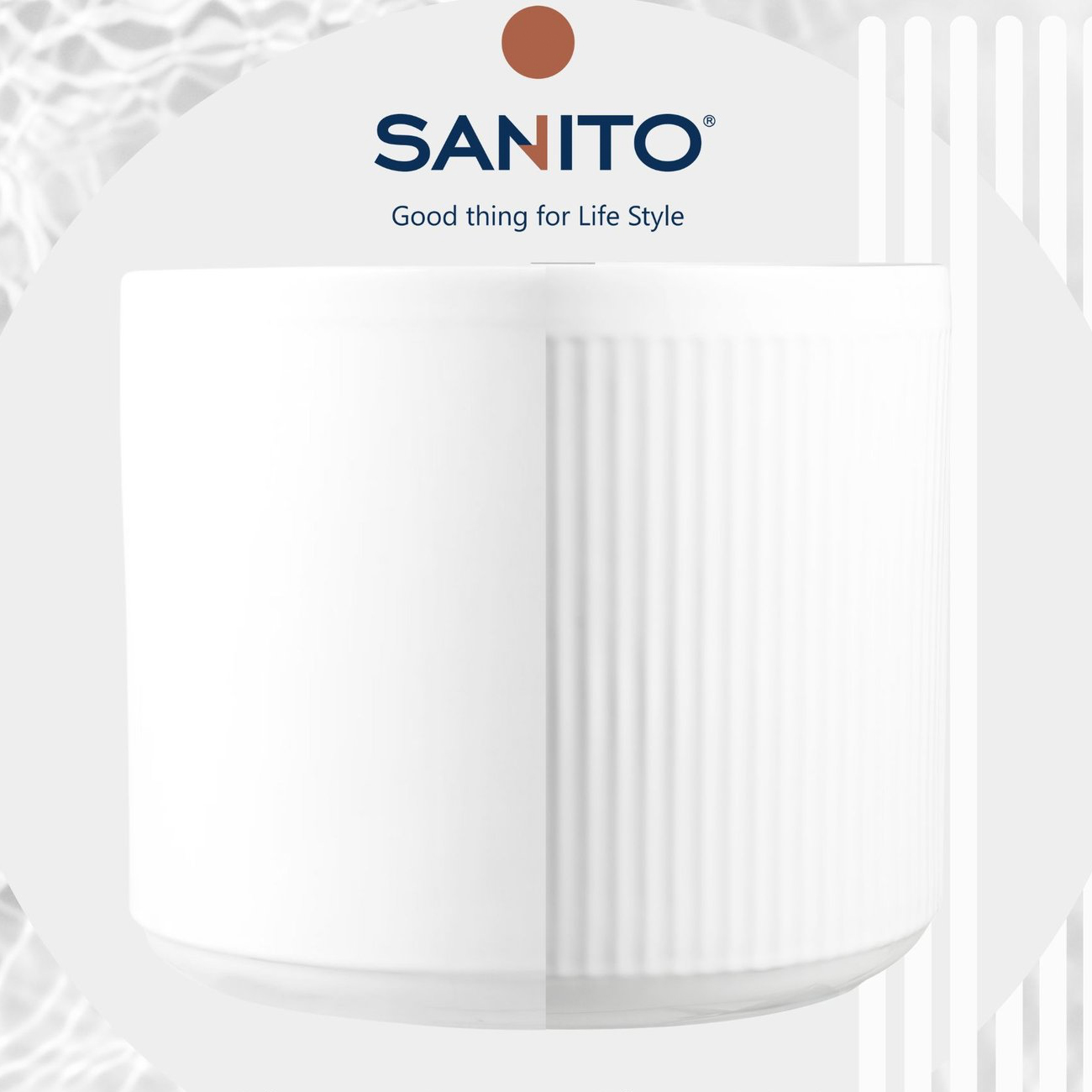 อ่างล้างหน้า sanito S30006W รุ่น GLOW